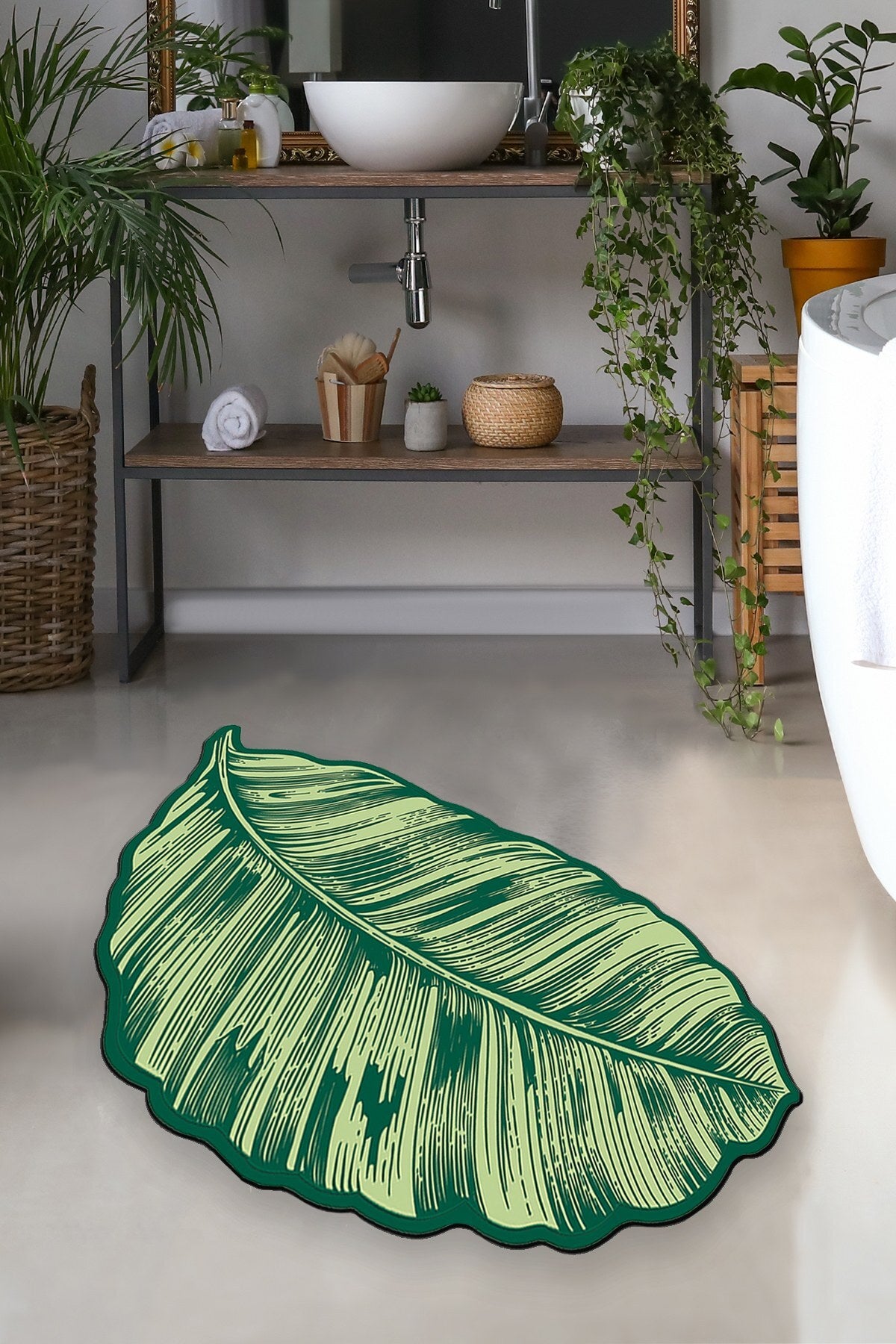 Covoraș Baie Antiderapant Dimensiune: 60 X 100 Cm (1 Bucată) Cearșaf