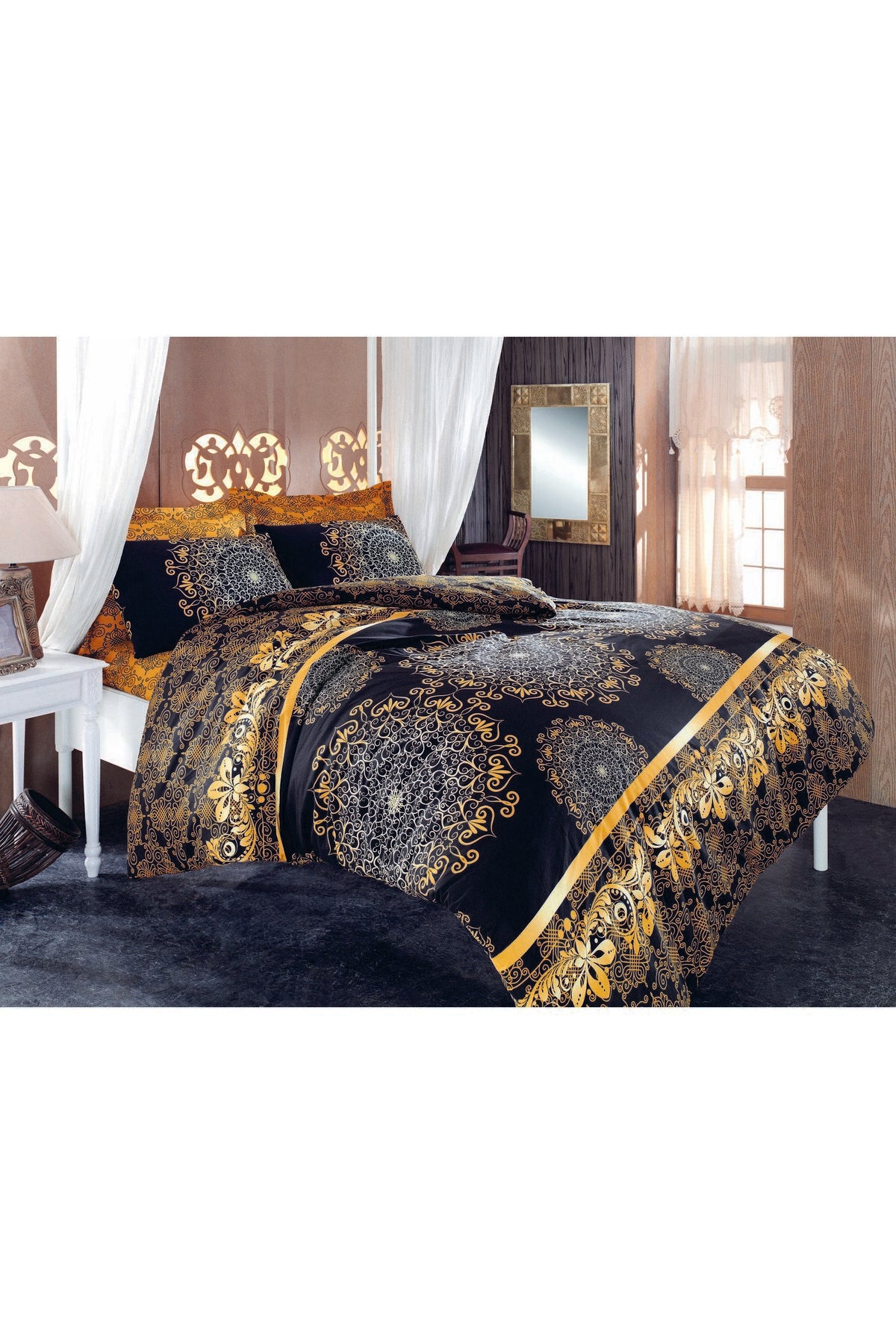 Set Cuvertură Plapumă Unică: Husa Pilotei: 160 X 220 Cm Cearșaf De Pat: 160 X 240 Cm Față De Pernă: 50 X 70 Cm (1 Bucată) Otomană