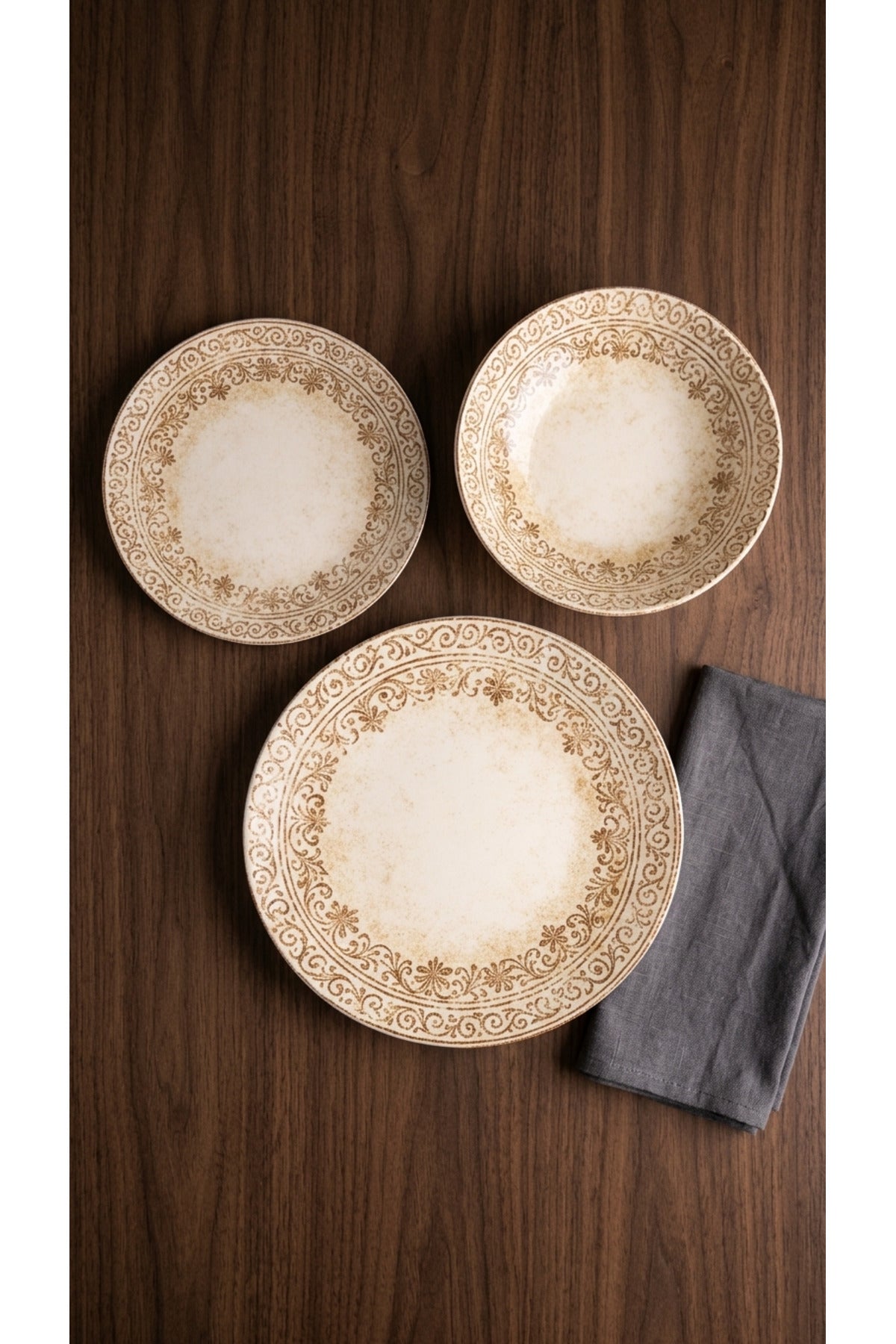 Set de cină Feraye stivuibil, 18 piese, pentru 6 persoane - Set de cină Premium
