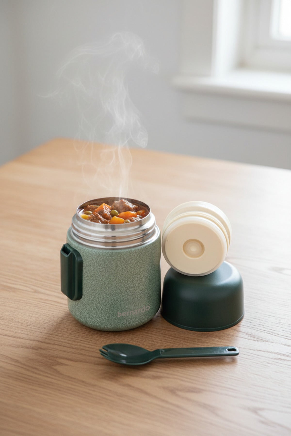 xBernardo Duo Food Thermos 500ml Green