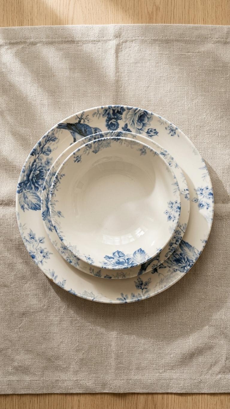 Farika 18 Piece Pera Dinner Set for 6 People - Premium Dinner Set