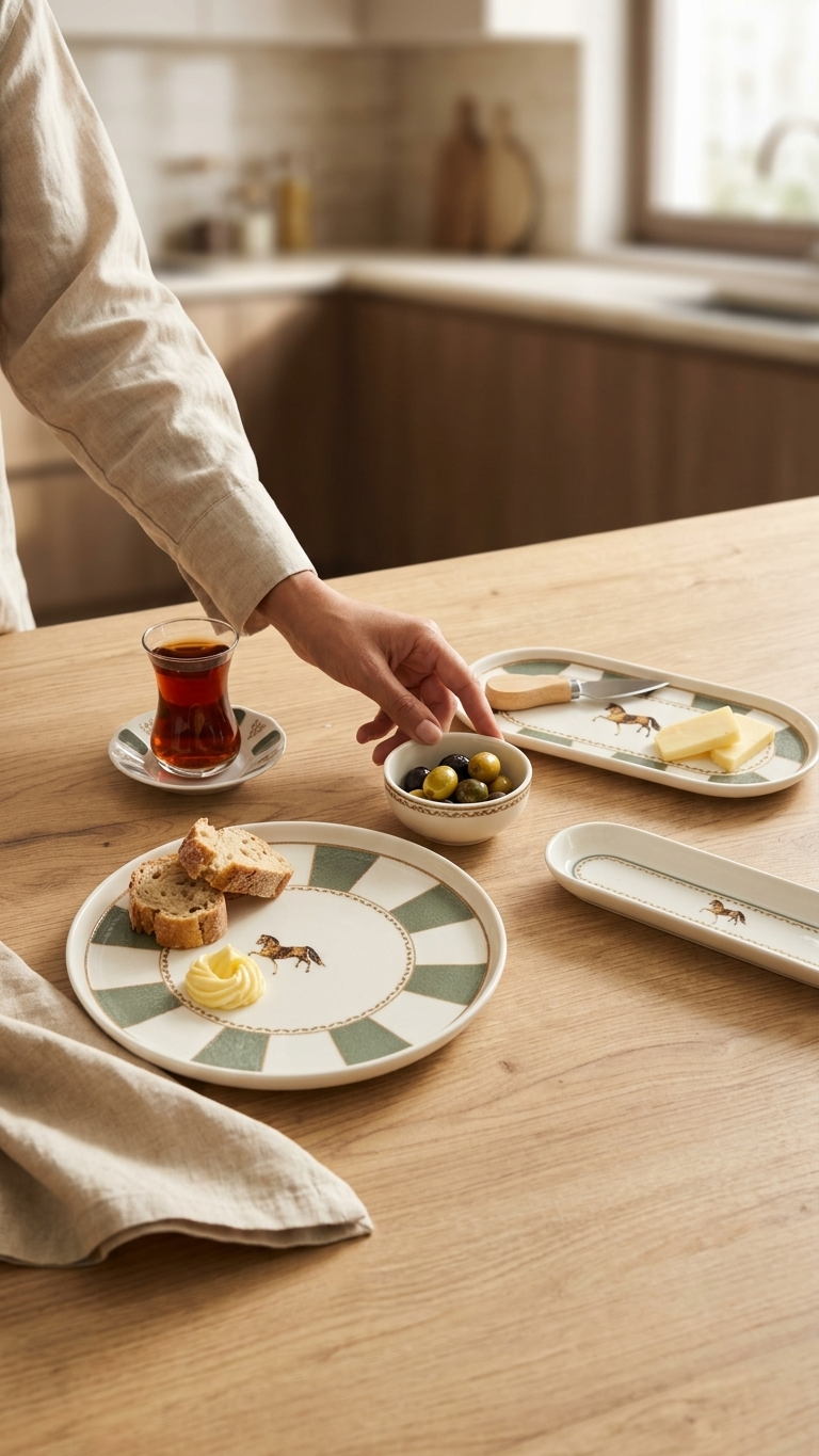 Farika 16 Piece Colt Breakfast Set for 6 People - Premium Breakfast Set