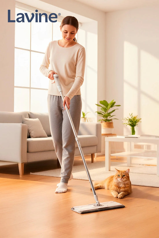 Spray Mop with Trigger System – Compact Design, Microfiber Pad, Compatible with XL/4XL Cloths