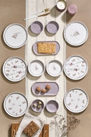 14-Piece Spring Branch Breakfast Set for 6 People – Luxury Serving Plate Set