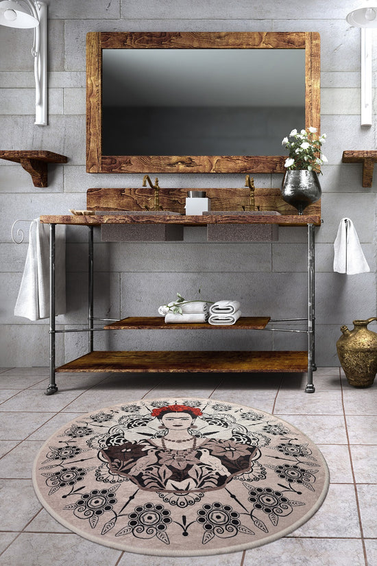 Bathmat Non-Slip Underside Diameter: 100 Cm Frida