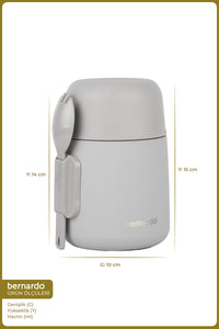 xTermos pentru mâncare Bernardo Duo, 500 ml, Gri