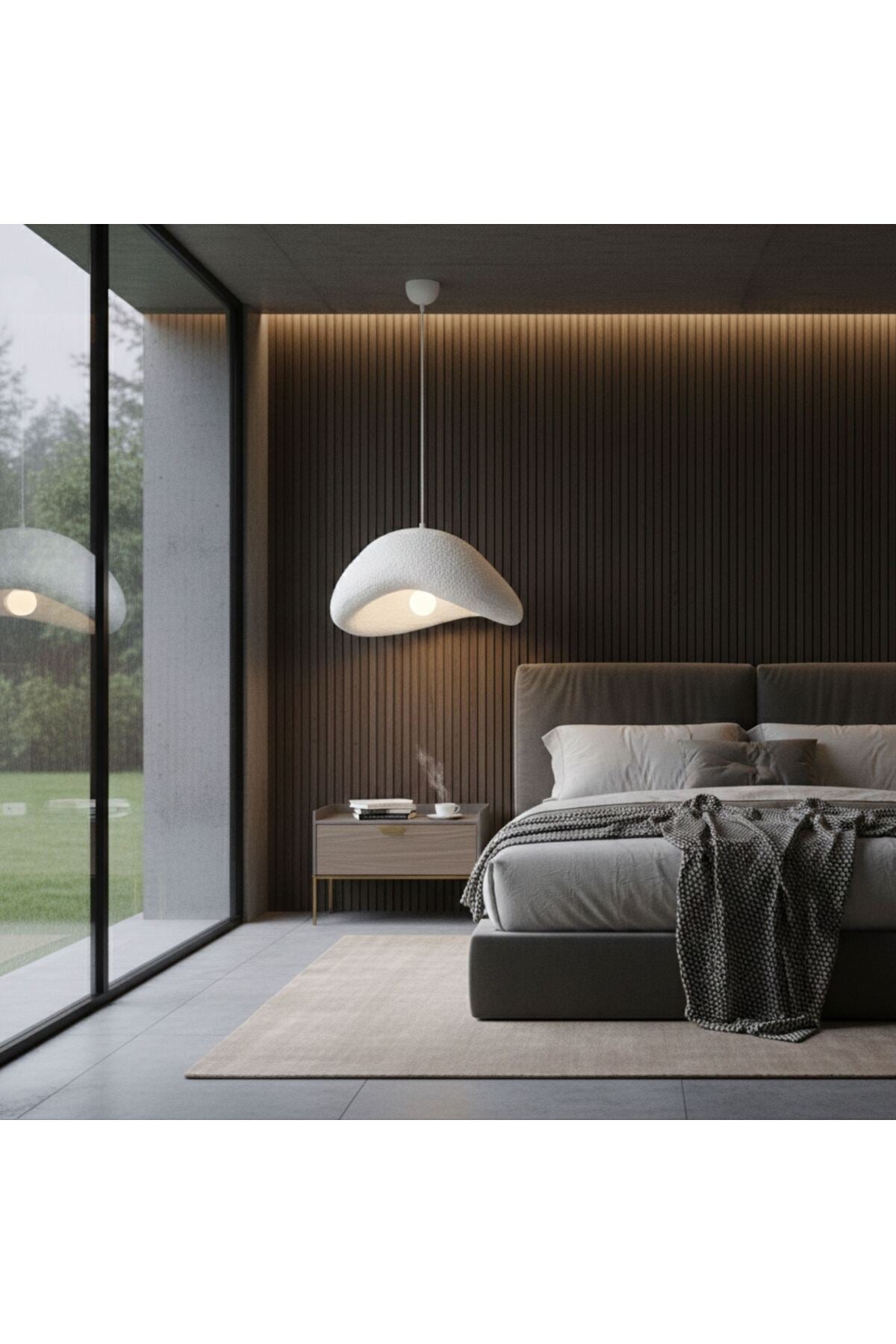 Chandelier White Luna-40-Nua