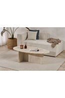 Coffee Table Orba - Travertine