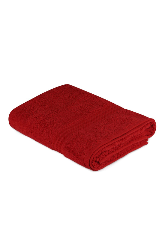 Bath Towel Size: 70 X 140 Cm (1 Piece) Rainbow - Red