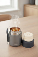 xBernardo Duo Food Thermos 500ml Metallic Grey
