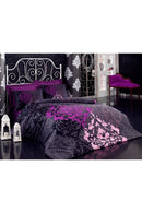 Set de pilote din satin pentru pat dublu Husă de pilotă: 200 X 220 cm Cearșaf de pat: 240 X 260 cm Față de pernă: 50 X 70 cm (2 bucăți) Față de pernă Oxford: 50 X 70 cm (2 bucăți) Kosem Sultan - Maro roșcat