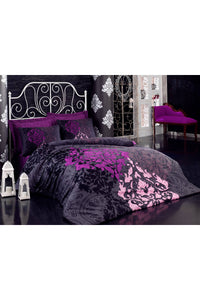Set de pilote din satin pentru pat dublu Husă de pilotă: 200 X 220 cm Cearșaf de pat: 240 X 260 cm Față de pernă: 50 X 70 cm (2 bucăți) Față de pernă Oxford: 50 X 70 cm (2 bucăți) Kosem Sultan - Maro roșcat