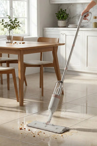 Spray Mop Cleaning Set Velcro Microfiber Cloth Upwards-Oriented Use