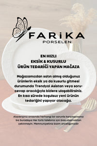 Hazeran 16 Parça 6 Kişilik Porselen Kahvaltı Takımı