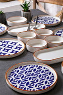 14-Piece Stackable Breakfast Set for 6 People – Modern Serving Plate Set