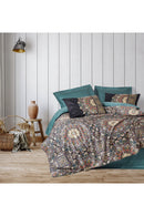 Set Husă de Pilotă Dublă din Satin Husă de Pilotă: 200 X 220 Cm Cearșaf de Pat: 240 X 260 Cm Față de Pernă: 50 X 70 Cm (2 Bucăți) Față de Pernă Oxford: 50 X 70 Cm (2 Bucăți) Petrol