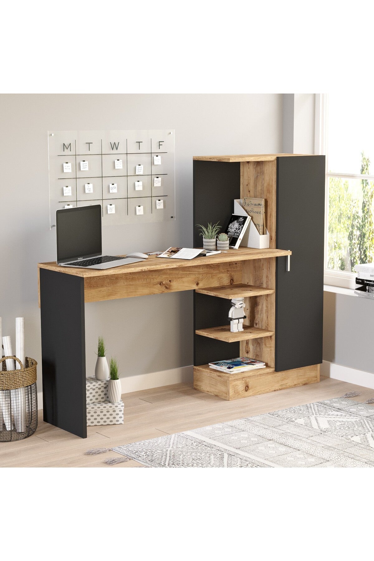 Study Desk Atlantic Pine / Black