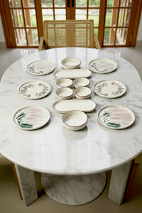 Sakura Stackable Breakfast Set - Luxury Breakfast Presentation Set Plate