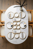 Axial Stackable Breakfast Set - Luxury Breakfast Presentation Set Plate