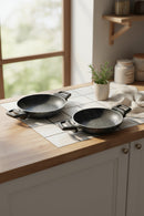 xBernardo Athelas 3 Piece Frying Pan and Sahan Set Black