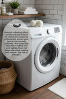 3-Pack Natural Wool Laundry Dryer Balls - Energy Saving and Softening Effect