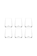 Set de pahare (6 bucăți) 100% sticlă Dimensiune: 7,1 X 7,1 X 10,9 cm / 475 ml / 475 ml (6 bucăți) Transparent