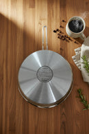 xBernardo Macro 2 Piece Steel Frying Pan Set