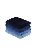 Bath Towel Set (4 Pieces) Bath Towel: 70 X 140 Cm (4 Pieces) Rainbow - Blue