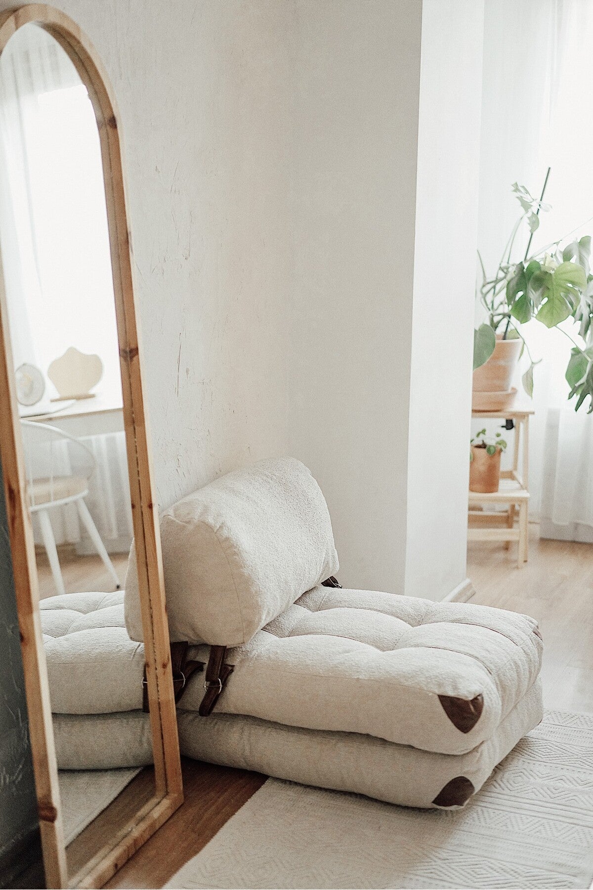 1-Seat Sofa-Bed Cream