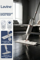 Spray Mop Cleaning Set Velcro Microfiber Cloth Upwards-Oriented Use