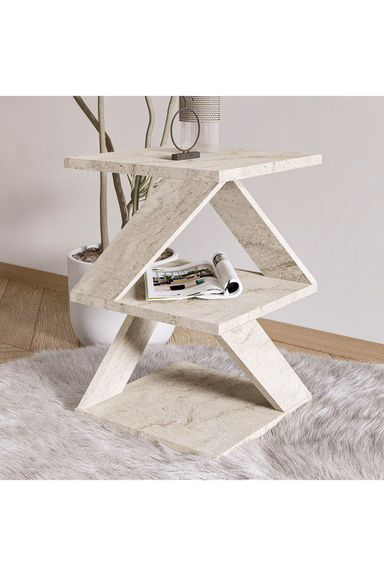 Side Table Albeni - Travertine