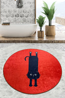 Bathmat Non-Slip Underside Diameter: 80 Cm Comfort Multicolor