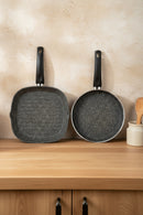 xBernardo Carolin 2 Piece Grill Pan Set Grey