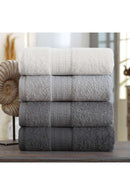 Set prosoape de mâini (4 bucăți) Dimensiune: 50 x 85 cm (4 bucăți) Gri