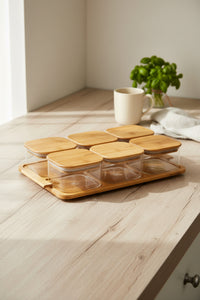 xBernardo Sereva 13 Piece Breakfast Serving Set with Tray