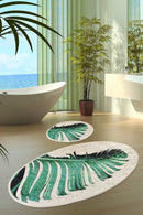 Set Covorașe Baie (2 Piese) Antiderapante Covoraș Baie: 50 X 60 Cm (1 Bucată) Covoraș Baie: 60 X 100 Cm (1 Bucată) Floret
