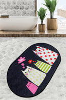 Bathmat Non-Slip Underside Size: 80 X 100 Cm Multicolor