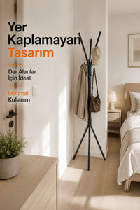 Modern Tripod Metal Coat Rack – 160 cm