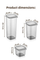 36pcs White Sergrfi Etketli Peggy with Spoon Square Erzak Bahrt Full Set 8x(1,75, 1,2, 0,55) 12x(0,45) Ant
