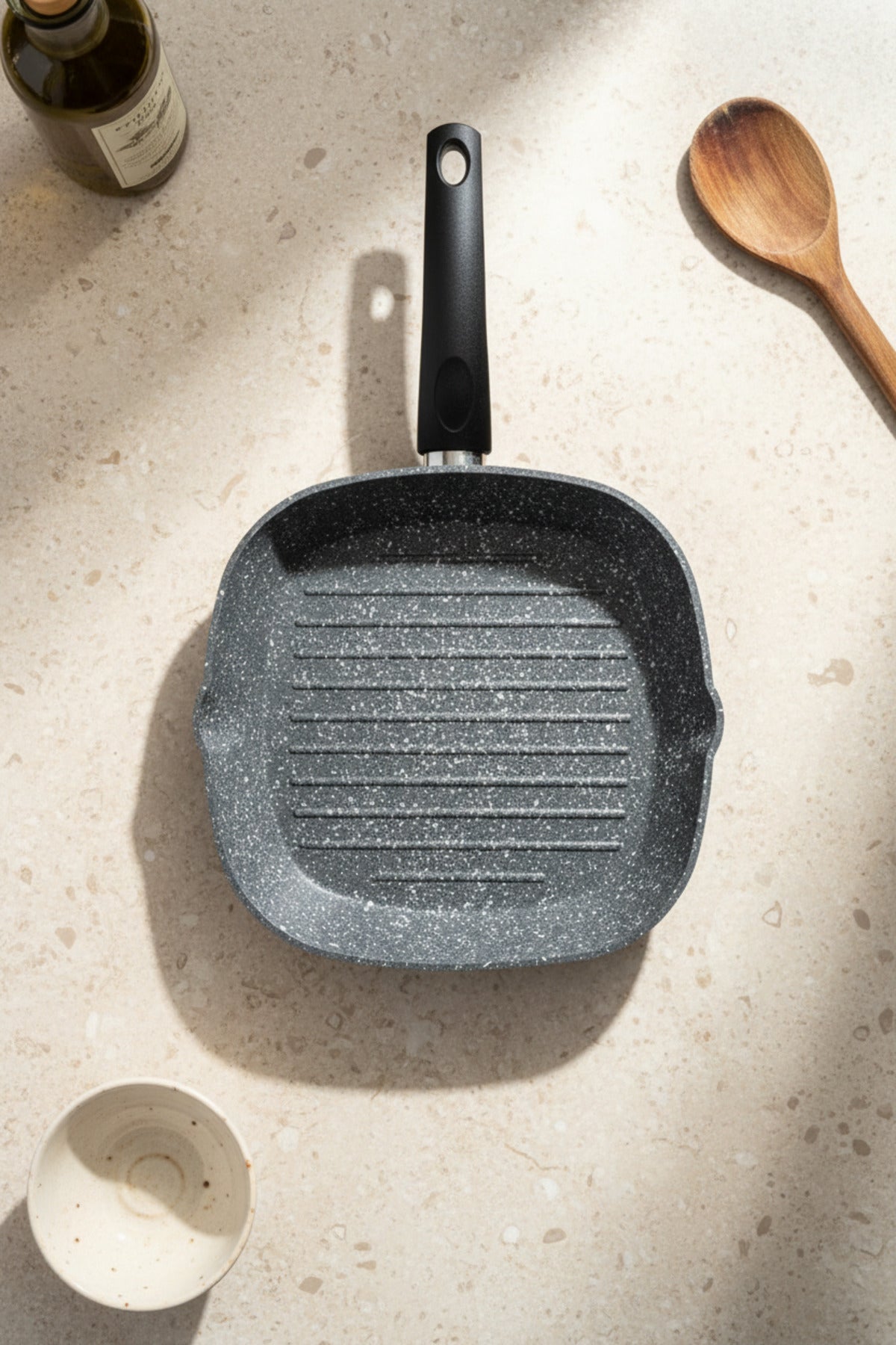 xBernardo Carolin 2 Piece Grill Pan Set Grey