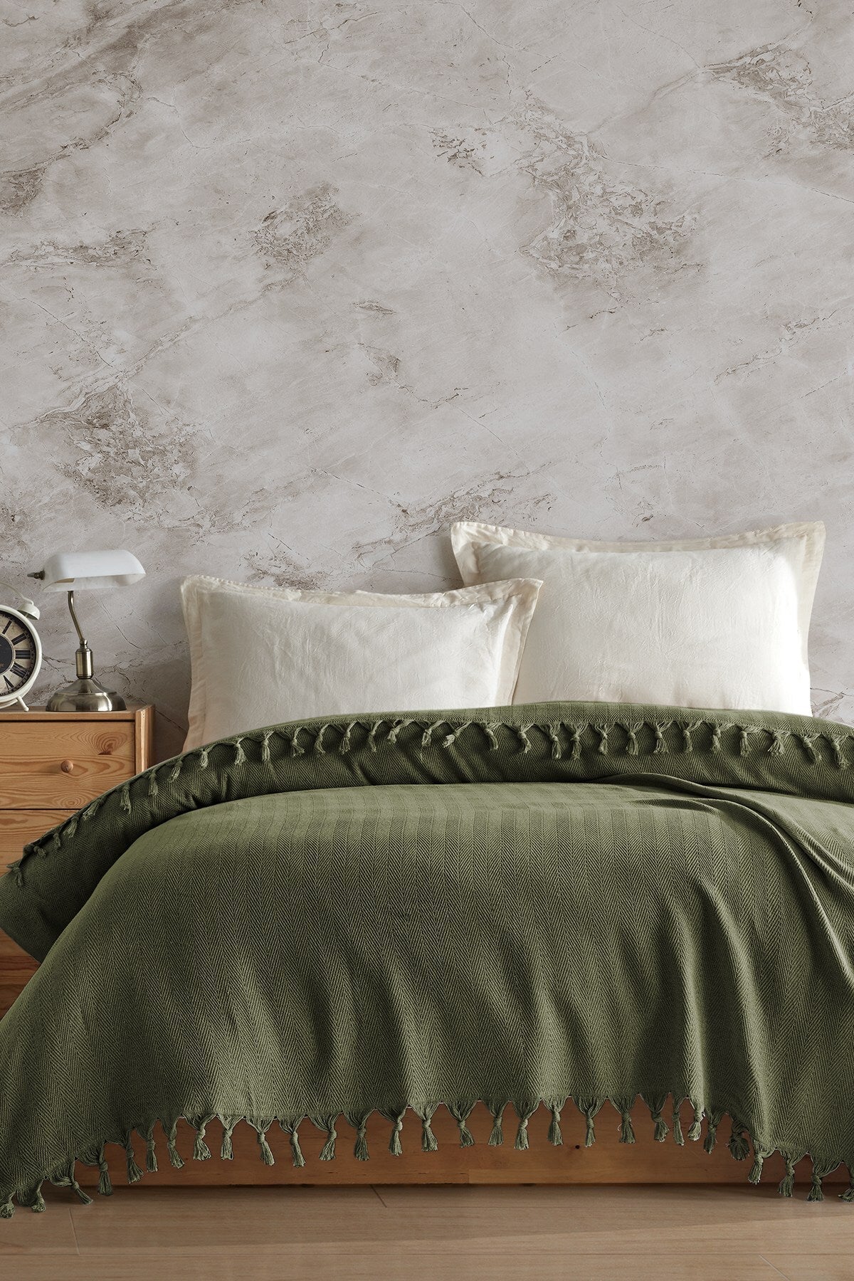 Pike dublu Dimensiune: 200 x 220 cm Kaki