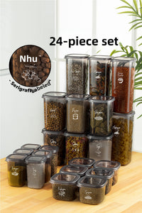 Organizator de depozitare și dulap Peggy Square cu 24 de etichete 6X(1.75 1.2, 0.55, 0.45) Ant