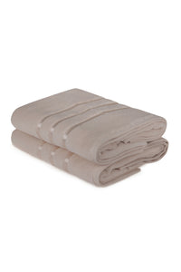 Bath Towel Set (2 Pieces) Bath Towel: 70 X 140 Cm (2 Pieces) Dolce - Light Yellow