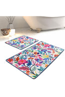 Bathmat Set (2 Pieces) Non-Slip Underside Bathmat: 50 X 60 Cm (1 Piece) Bathmat: 60 X 100 Cm (1 Piece) Pictura