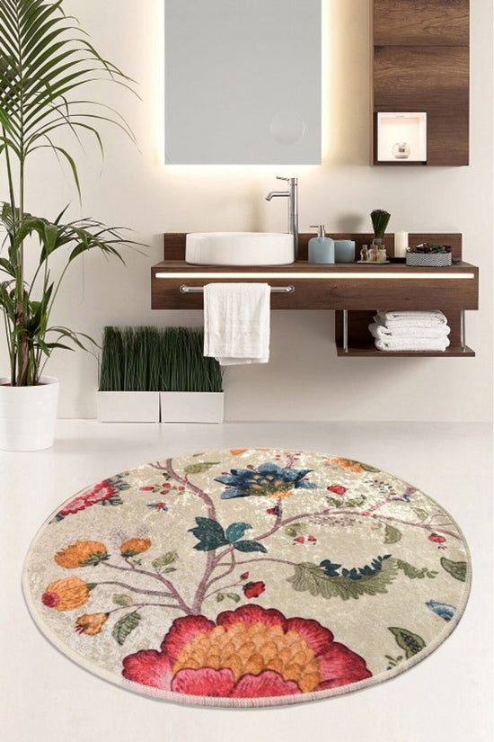 Bathmat Non-Slip Underside Diameter: 100 Cm Arya