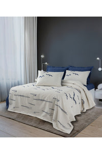 Double Pique Size: 200 X 230 Cm Dark Blue