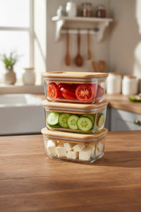 xBernardo Avenya 3 Piece Storage Container Set Large