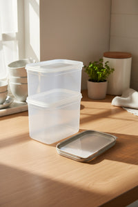 xBernardo Hide Plus 2 Piece Storage Container Set White