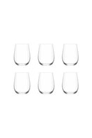Set pahare (6 bucăți) 100% sticlă Dimensiune: 7 x 7 x 11,1 cm / 475 ml (6 bucăți) Transparent