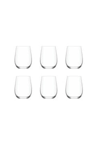 Set pahare (6 bucăți) 100% sticlă Dimensiune: 7 x 7 x 11,1 cm / 475 ml (6 bucăți) Transparent